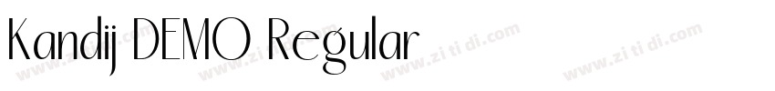 Kandij DEMO Regular字体转换 Kandij DEMO Regular字体转换